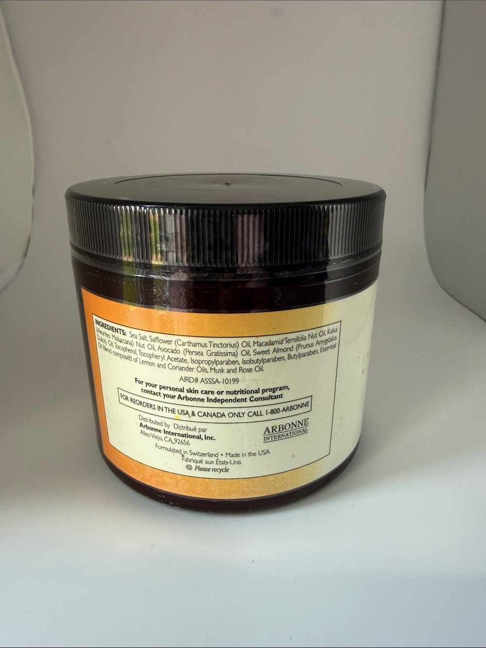 Arbonne Awaken Sea Salt Scrub 16oz Sealed - Picture 4 of 5